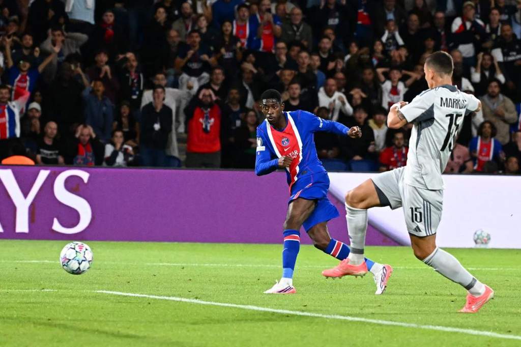 Gol Perdana Ousmane Dembele untuk PSG di Liga Champions