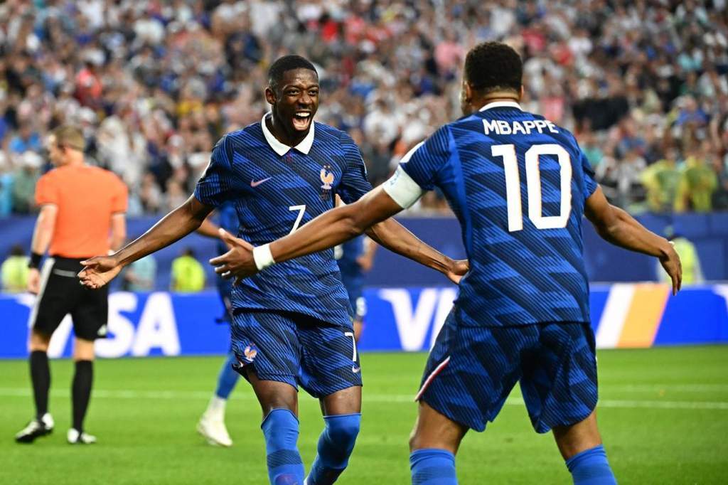 Mbappé dan Dembélé Samai Rekor Ronaldo-Rivaldo di Piala Dunia